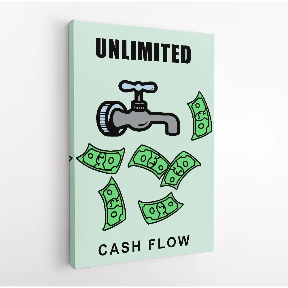 Monopoly Cash canvas art