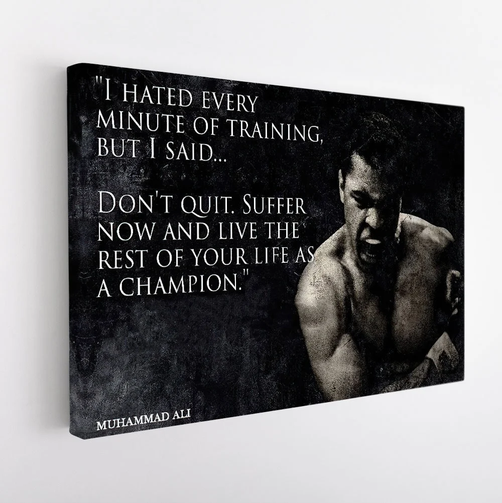 Muhammad Ali Quote canvas art