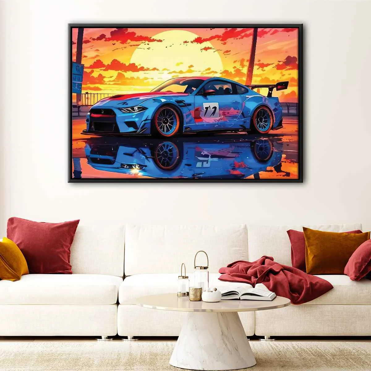 Nissan Gtr canvas art