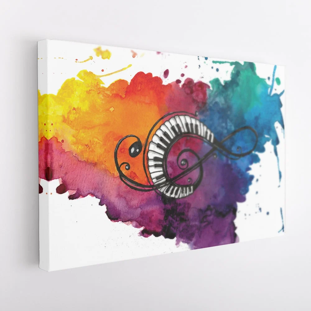 Piano Notes canvas art