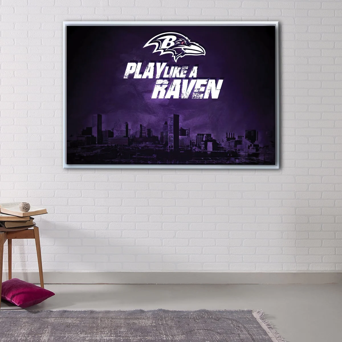Play Like a Raven canvas art