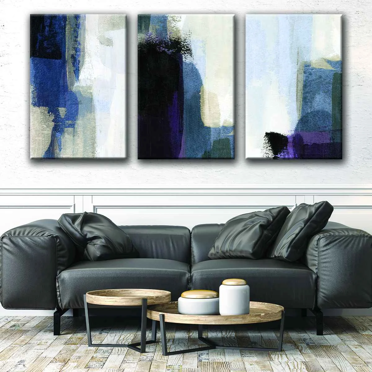 Purple Abstract Set canvas art