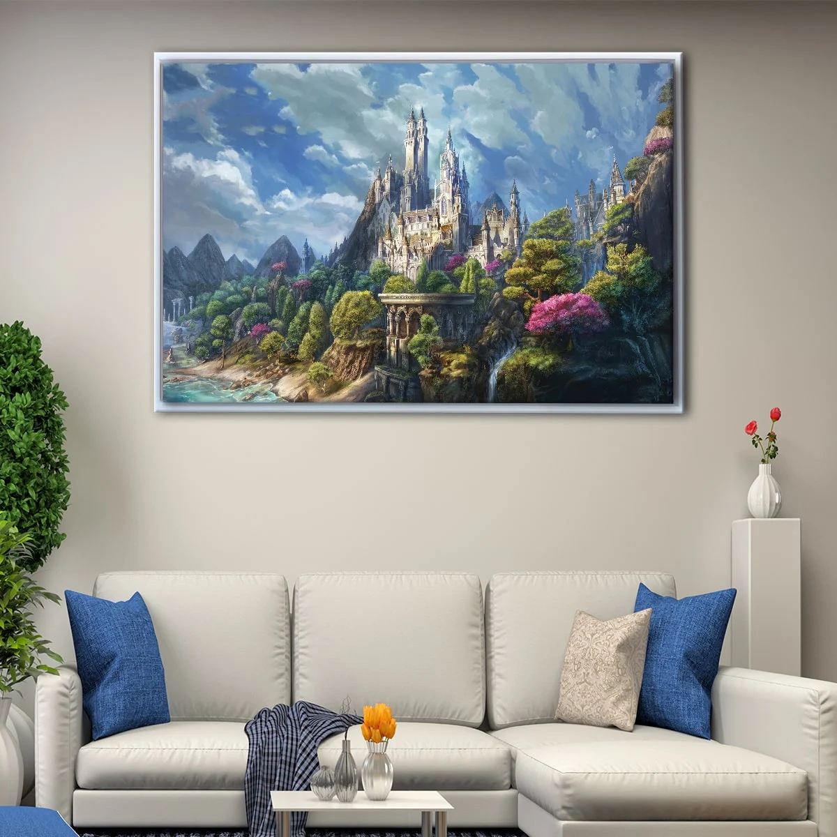 Royal Alinor Castle canvas art