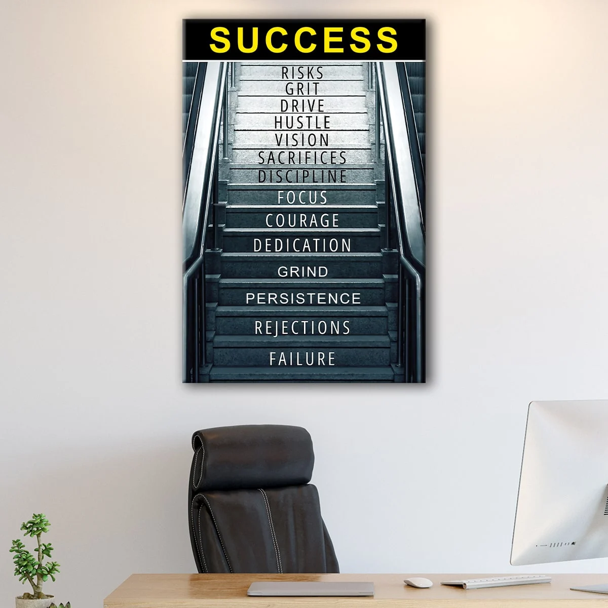 Success Stair canvas art