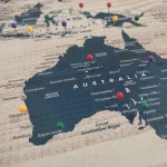 Rustic World Map with Push Pins - Image 10
