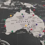 Executive Push Pin World Map - Image 11