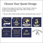 Blue & Gold Push Pin World Map - Image 9