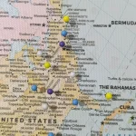 AuthaGraph Push Pin World Map - Classic Edition - Image 10