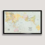 AuthaGraph Push Pin World Map - Classic Edition - Image 6