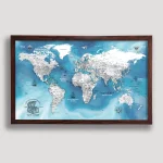 Pirate Push Pin World Map - Image 6