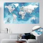 Pirate Push Pin World Map - Image 5
