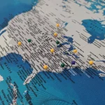 Pirate Push Pin World Map - Image 8