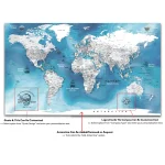 Pirate Push Pin World Map - Image 7