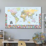 Push Pin World Map With Flags - Image 5