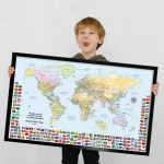 Push Pin World Map With Flags - Image 4