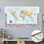 Push Pin World Map With Flags - Image 7