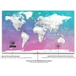WaterColor Push Pin World Map - Image 7