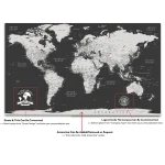 Executive Push Pin World Map - Image 7