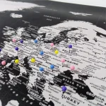 Executive Push Pin World Map - Image 8