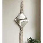 Diamond-Shaped Mirror 40×40 cm