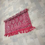 Handcrafted Red Wool Carpet