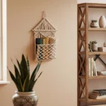 Macramé Wall Organizer 30×60 cm - Image 4