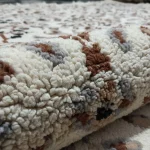 White Sheep Wool Bedside Carpet - Image 4
