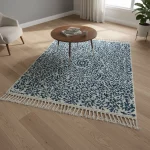 Blue Sheep Wool Carpet - Image 3