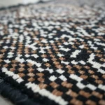 Black Sheep Wool Bedside Carpet - Image 4