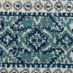 Blue Sheep Wool Bedside Carpet - Image 4