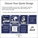 Navy Blue World Map with Push Pins - Image 10