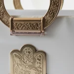 Salba Koffa with Hayek, Wood & Bronze - Image 5