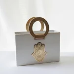 Salba Koffa with Hayek, Wood & Bronze - Image 3