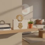 Salba Koffa with Hayek, Wood & Bronze - Image 4