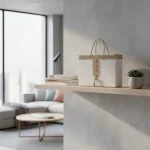 Salba Koffa with Scaly Fabric Finish - Image 4