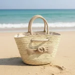 Straw and Jute Tote Bag