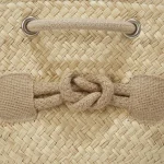 Straw and Jute Tote Bag - Image 5