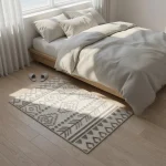 Soft Berber Style Rug – Cotton Blend (110x80 cm)